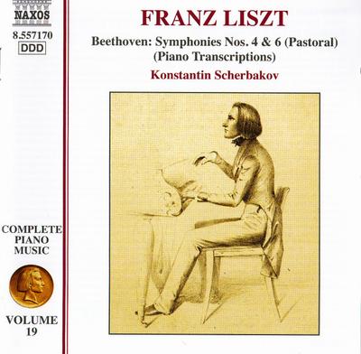 CD FRANZ LISZT, LUDWIG VAN BEETHOVEN,  - Complete Piano Music ? Volume 19 -  8557170 Naxos 2003 UK Classical Used