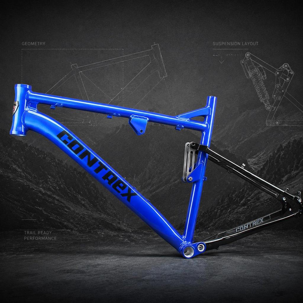 Viergelenker Fahrradrahmen Stoßdämpfend 4-Link Cycle Frame Sportausrüstung 148mm 148mm Nabenabstand Vom Bürgersteig-Straßenbereit