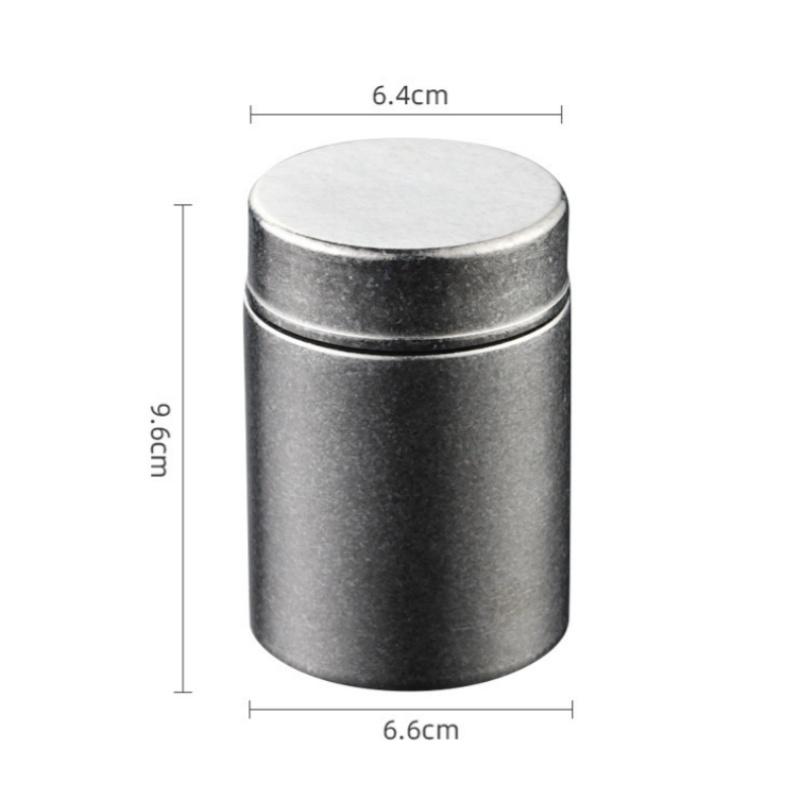 

Pure Titanium Tea Canister Antibacterial Fresh-Keeping Mildew Proof Sealed Moisture-Proof Portable Outdoor Travel Tea Set