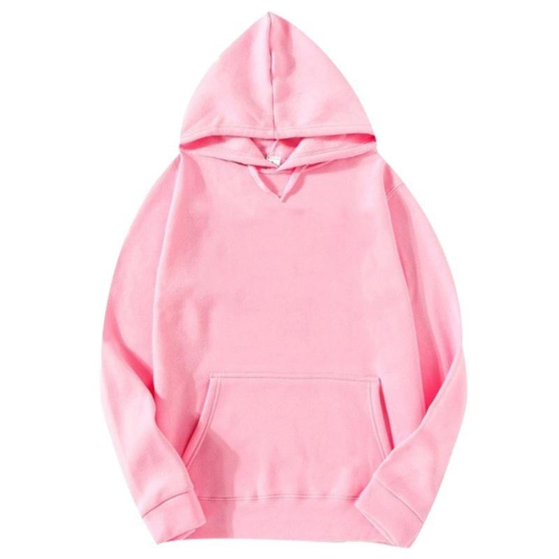 Jesienna Bluza z Kapturem Unisex Casual – 220g Trend Mody, Luźny Krój