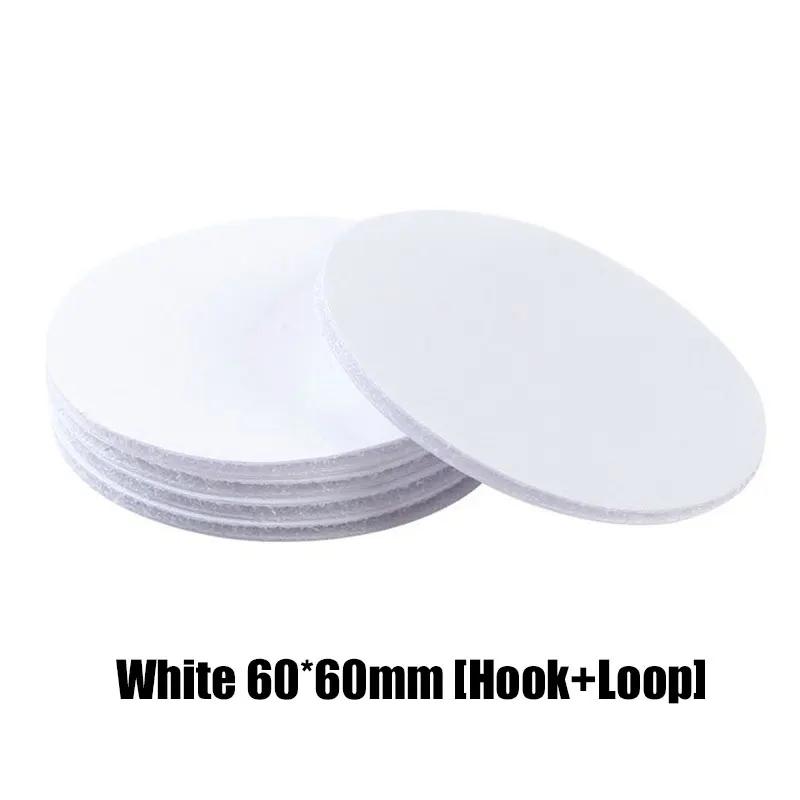 5-30Pcs Self Adhesive Hook and Loop Fastener Tape Round Dot 50/60mm Nylon Fixed For Bed Sheet Sofa Mat Carpet Anti Slip Stickers