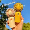 Cute Summer USB Charging Ball-Shaped Mini Handheld Fan - Portable & Rechargeable for Students, Office & Outdoor Use, Ideal Gift