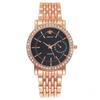 Alloy Band Diamond Inlaid Watch Elegant Ladies Dress Watch New Quartz Wristwatch  Women's