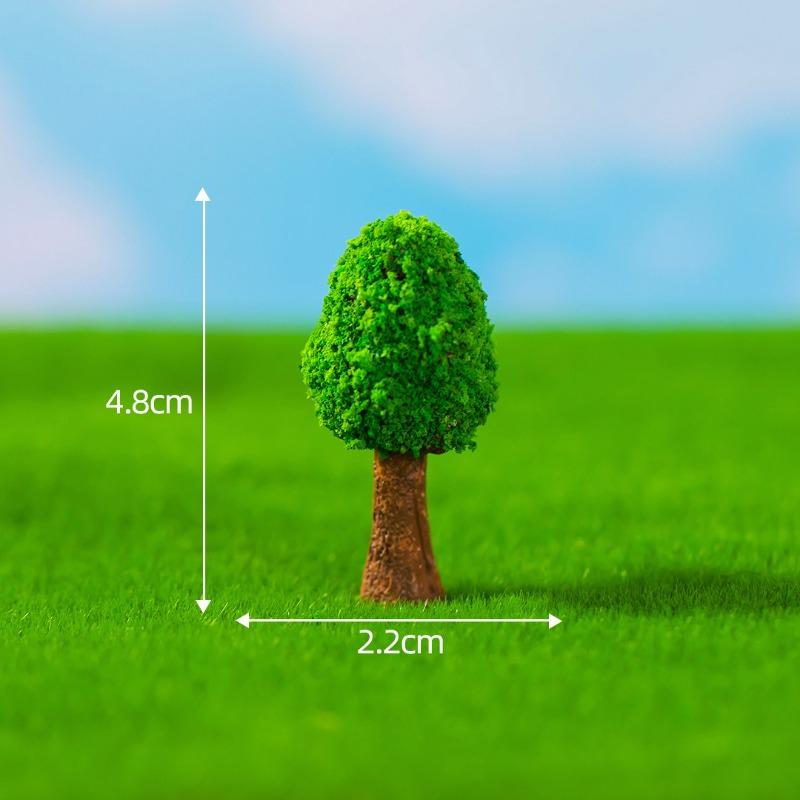 Micro-landscape Simulation of Green Trees Flowers Moss Horticultural Ecology Bottle-making, Scene Decorations Accessories, and Small Ornaments
