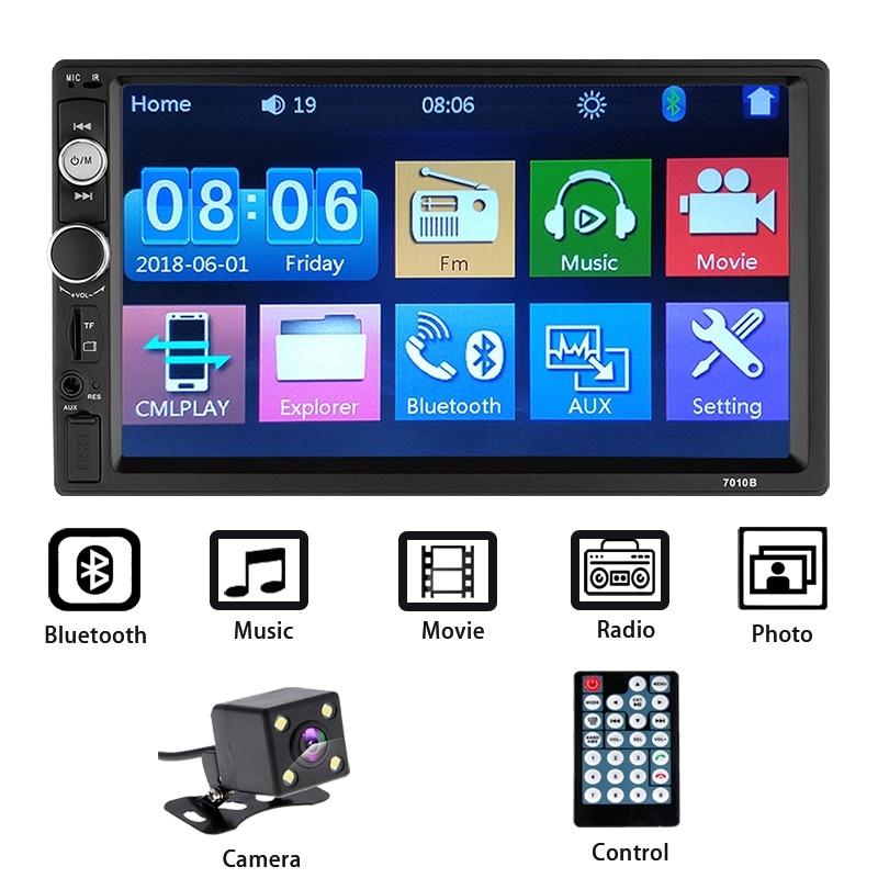 2 Din Car Radio Autoradio 7\ HD Multimedia Player 2 DIN Touch Screen Auto Audio Car Stereo MP5 Bluetooth Android Car Audio MP5 Player