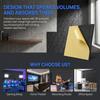 Square Shape Soundproof Panels Self-Adhesive Wall Stickers Decorative Felt Acoustic Panels  KTV