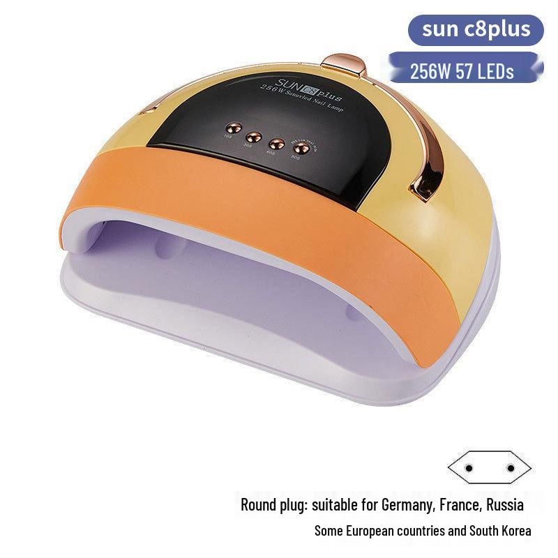 Dazzling 256W LED Nail Curing Lamp, Quick Dry Gel Lamp for Salon Use