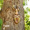 Bark Luminous Tree Face Tree Monster Facial Resin Ornament Easter Outdoor Creative Ornament Decoration