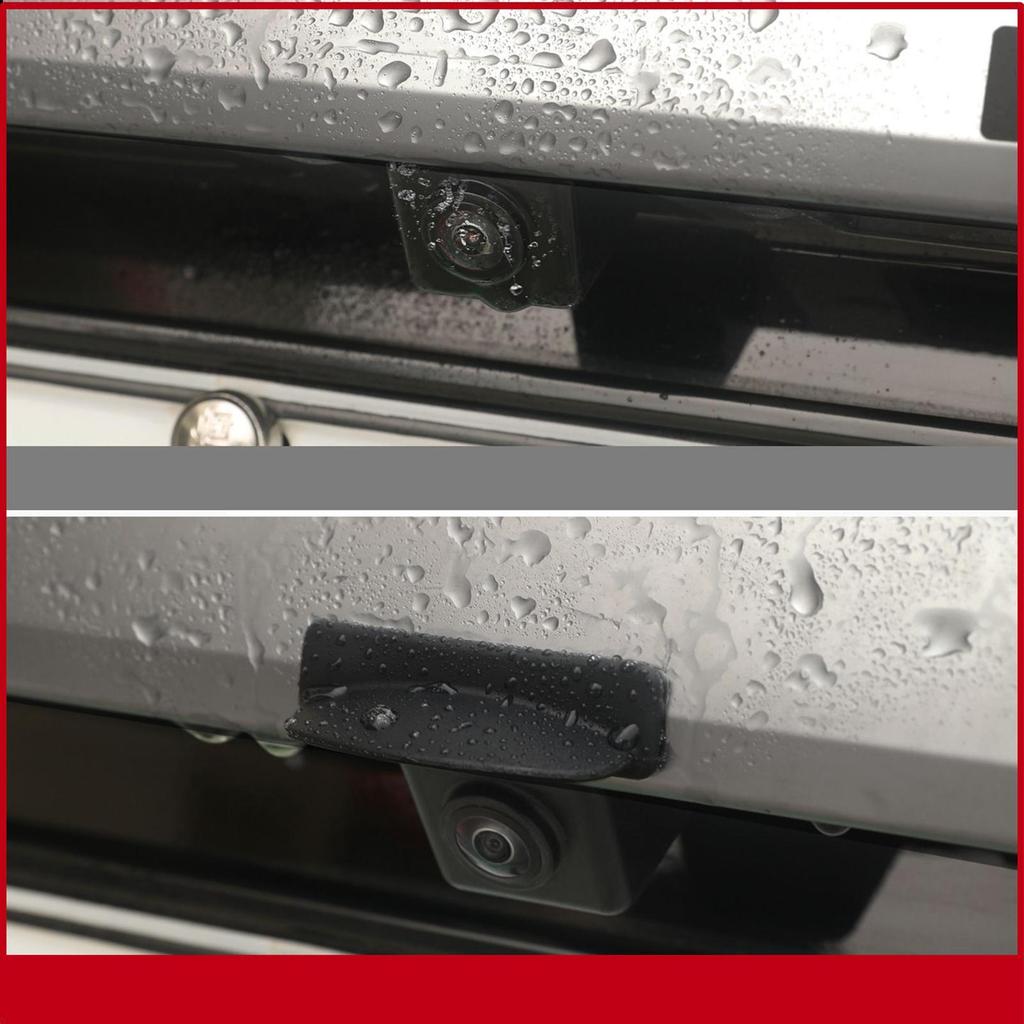 Rear View Backup Camera Cover Silicone Waterproof Trim Back Up Camera Rain Guard For Car For Vehicle Outdoor Dust Truck Rv Auto