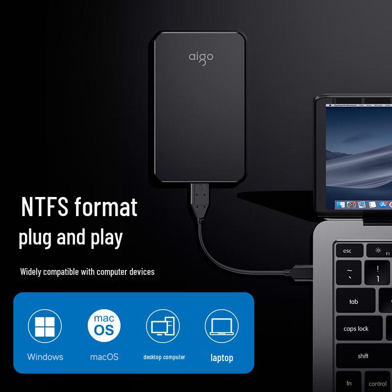 Aigo HD809 2TB Portable Hard Drive