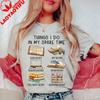 Funny Book Lover Shirt Things I Do in My Spare Time Tops Gift for Book Lover Book Lover Clothes Librarian Gift Reading Tees