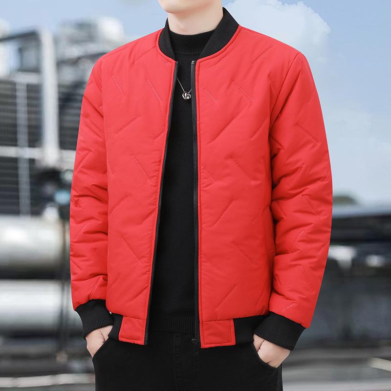 Casual down cotton jacket men's winter thickened warm cotton clothes young students Korean version of winter jacket cotton jacket