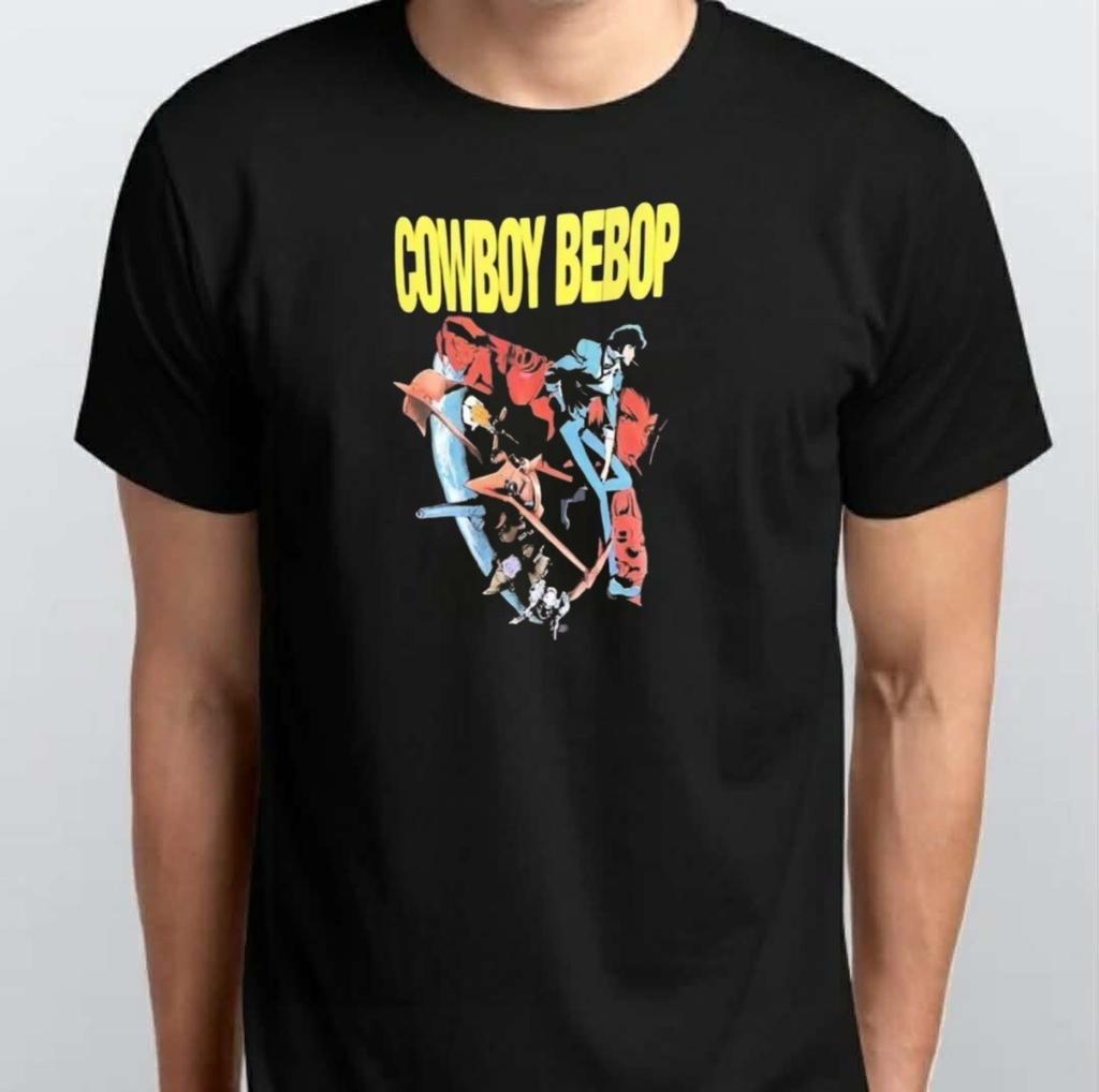 Cowboy Bebop Anime Graphic Unisex T-SHIRT S M L XL XXL 3 4 XL Black