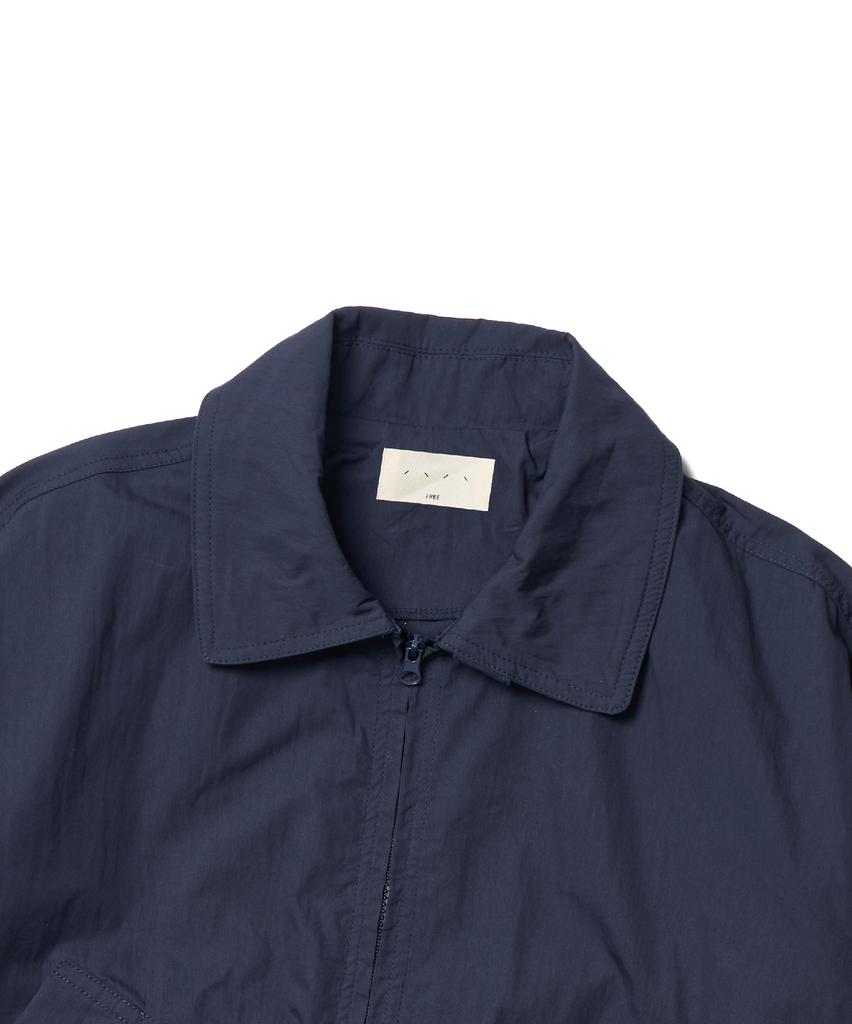 Andagain Neck Guard Field Blouson (Navy