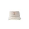 MLB Cotton Bucket Hats Unisex White/Camel Fashion 3AHTF0136-1