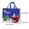 5/10Pcs Non-woven Christmas Gift Bag Handbag With Handle Santa Claus Candy Cookies Snacks Packaging Bag For Xmas New Year Decor
