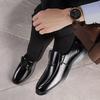 Real Soft Leather Men's Business Dress Leather Shoes Non-slip Breathable Soft Sole Work Leather Shoes Men's Trend