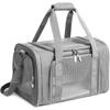 Portable & Breathable Foldable Pet Carrier for Cats & Small Dogs - Lightweight Travel Bag with Large Capacity