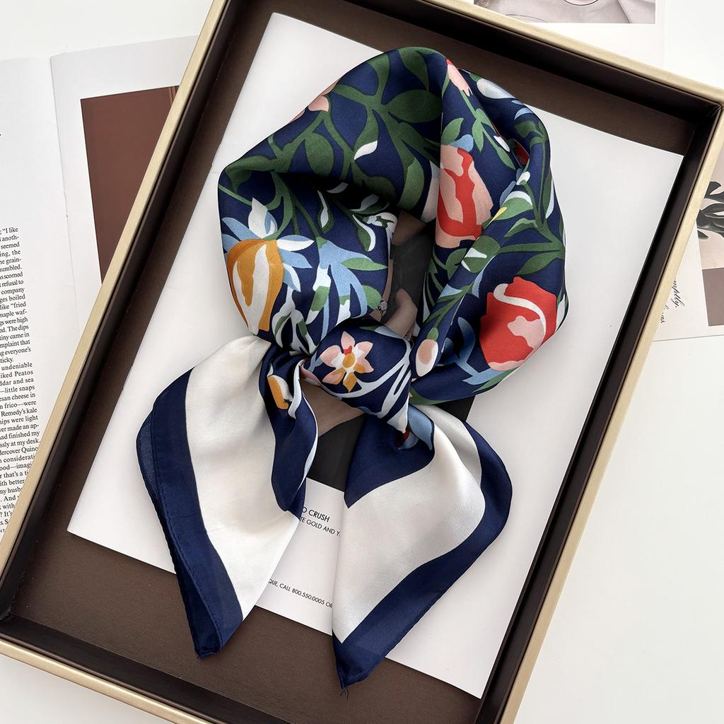 1PC Luxury Square Scarf For Women 70*70cm Beach Scarf Fashion Lady Hair Head Bandana Wraps Female Neckerchief Hijab Shawl