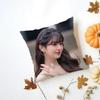 Idol Lovely J-Jang Won-Young Cushion Cover Washable Linen Pillowcase Soft For Daily Sofa Bed Home Room Decor