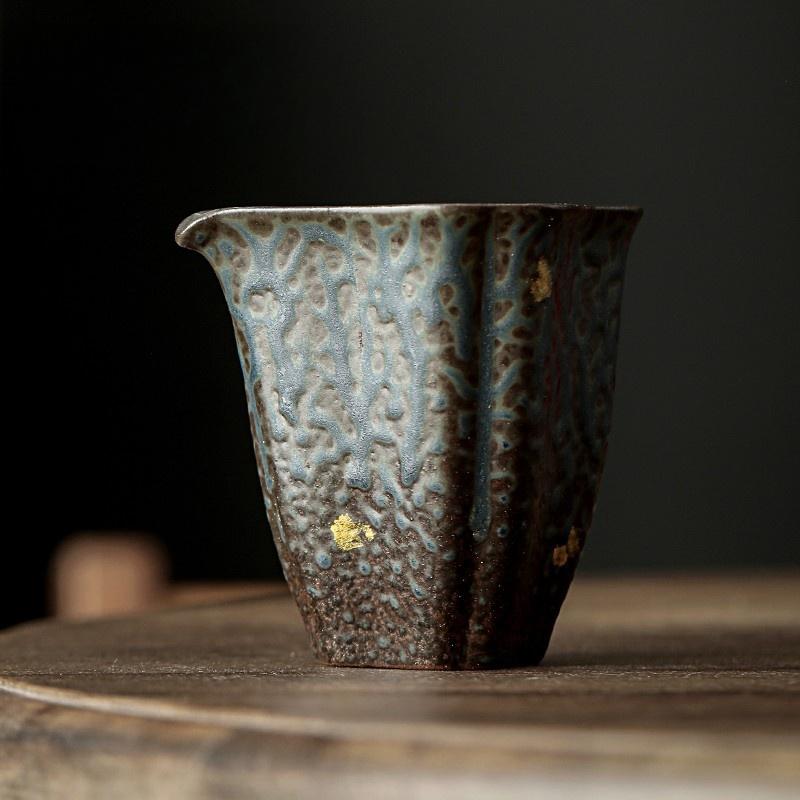 Retro Japanese Style Fair Cup Ceramic Kung Fu Vintage Tea Sea Chinese Teacup Teaware Tea Ceremony