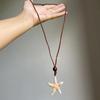 Collana con Perline di Conchiglie Colorate a Doppio Strato Boemia Usata