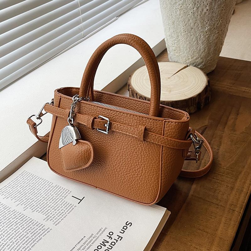 Retro High-end Niche Handbag Bag Women's Bag 2025 New Simple Small Square Bag Versatile Shoulder Crossbody Bag