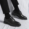 Fashion Italian Dress Shoes Leather Fashion  for Men Pointed FormalShoes Men Formal Office 2024 Spring Party Luxury Mirror Oxford Shoes