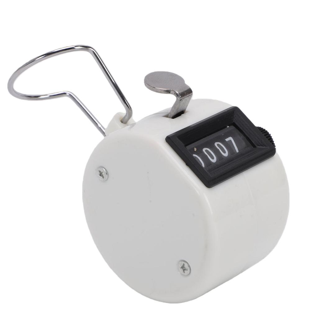 4 Digit Number Counter Compact Hand Mechanical Counter with Reset Knob for Counting Numbers Knitting
