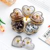 Heart-Shaped Dustproof Dried Fruit Tray - Living Room Coffee Table Snack Box & Storage Bowl