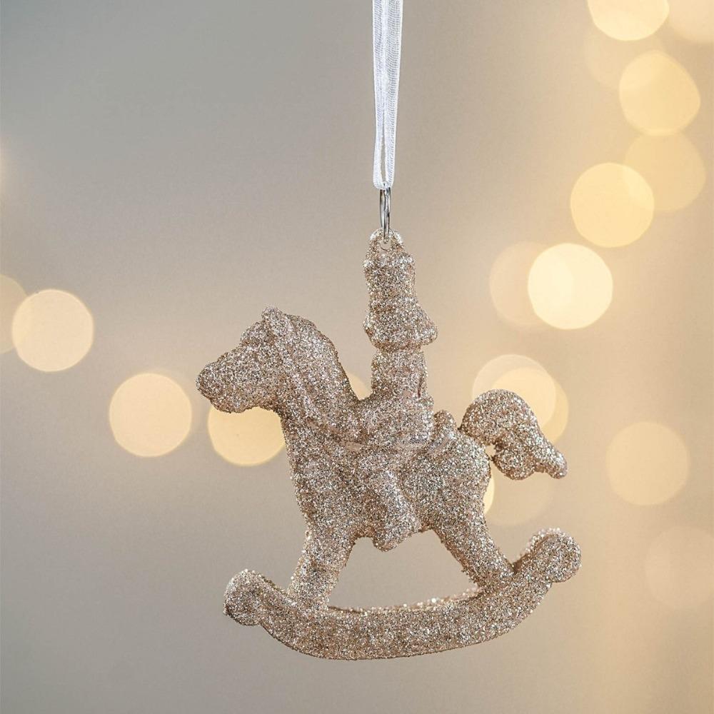 Plastic Christmas Crystal Pendants Snowflake DIY Christmas Tree Ornaments Indoor Outdoor Wall Pendant Crystal Hanging Xmas Tree