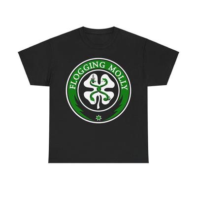 230 Gsm 100% Bavlna Flogging Molly Tričko Dropkick Murphys The Real Mckenzies The Rumjacks Young Dubliners The Tossers Unisex Těžké Bavlněné Tričko