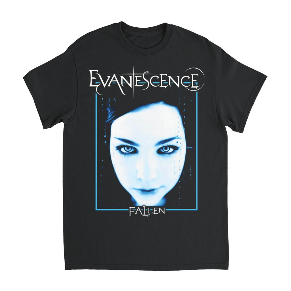 Evanescence Band Fallen Album Heavy Cotton Black T Shirt For Men Unisex T-Shirt XXL