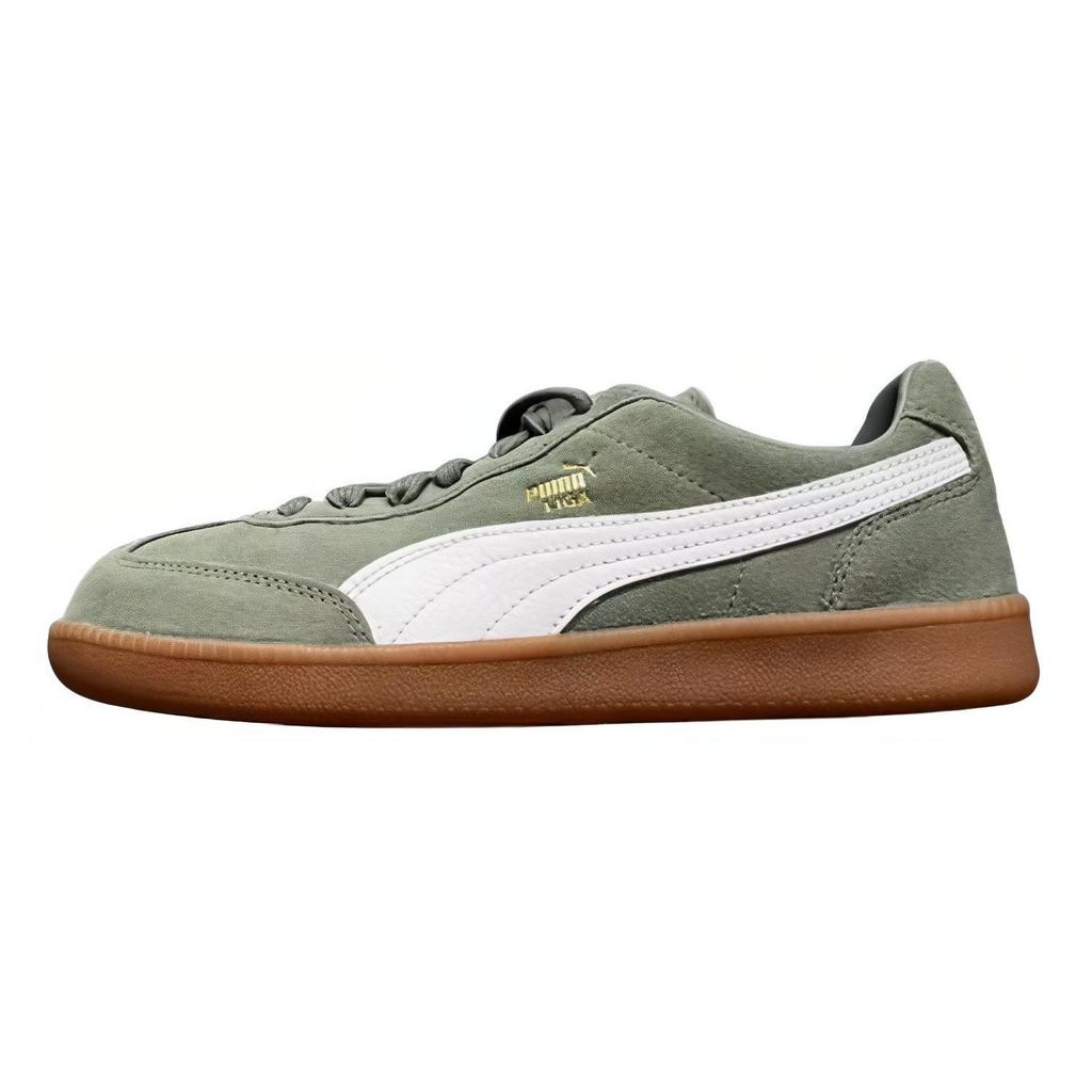 Puma Suede Series Durable Breathable Low-Top Sneakers Men Sneakers Green 387745-04