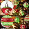 12pcs 2.4-Inch Christmas Ball Decorated Trees Green Christmas Ball Pendant Christmas Home Indoor Holiday Party Decorations