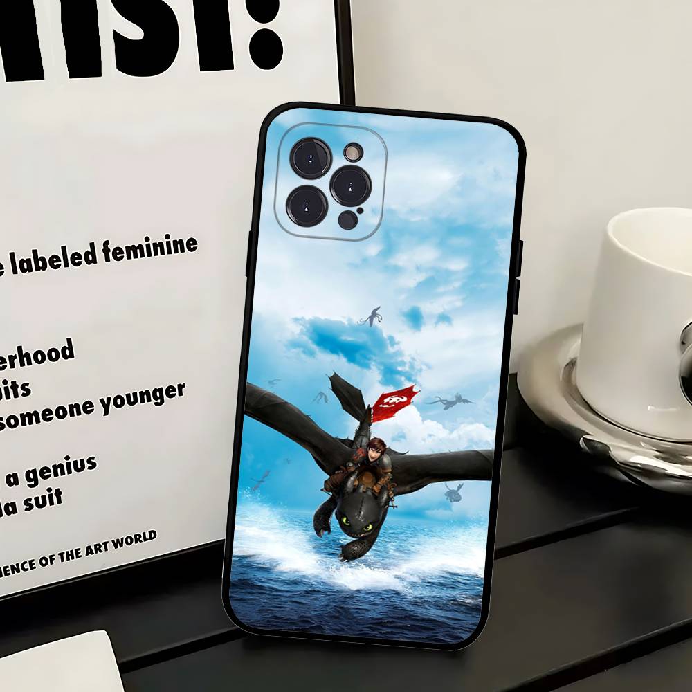 

Lovely Couple Toothless Fury Dragon Phone Cover Case For IPhone 13 12 11 17 Pro Max 17 15 16 14 Plus 17Air iPhone 11