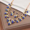 Atmospheric Bridal Necklace Earrings Zircon Wedding Jewelry