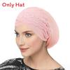 Ladies Lace Cross Headscarf Cap With Soft Lightweight Fabric For Casual Wear