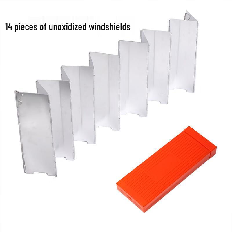 OEING Складной алюминиевый ветрозащитный экран для улицы 14-Panel