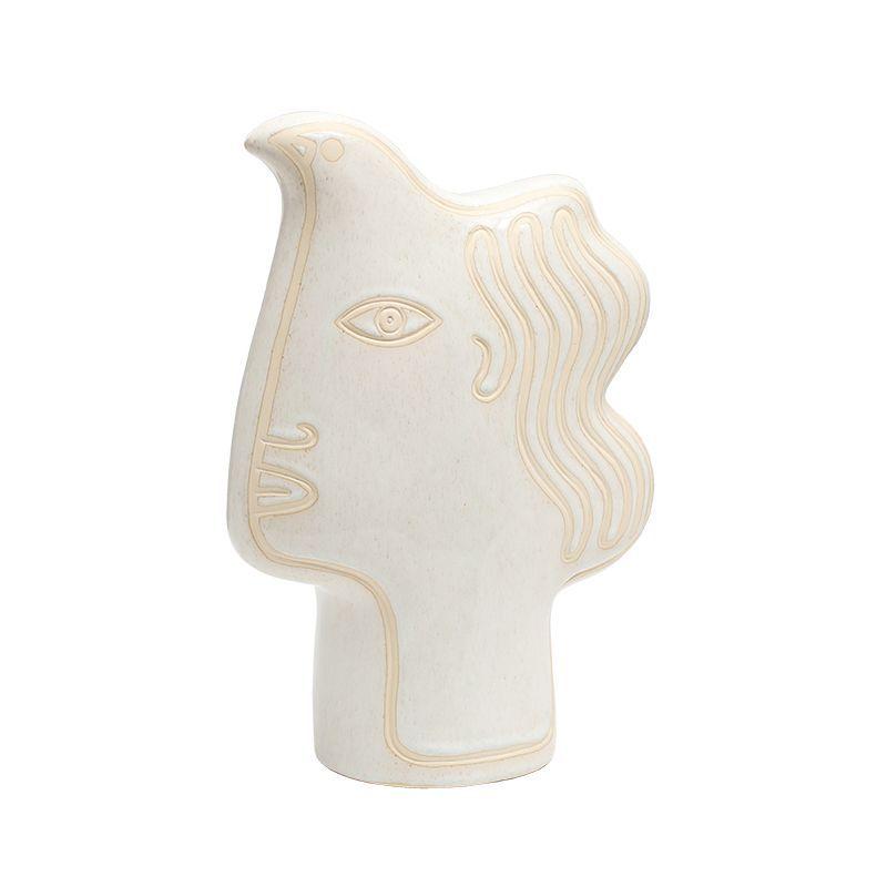 Simples e abstrato pássaro em forma de ornamentos de cerâmica facial salão de exposição, mesa de escritório, novos e exclusivos artesanatos decorativos