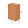 High-Density Cork Yoga Bricks for Adults - Dance Practice, Yoga Stretching & Leg Pressing Aid