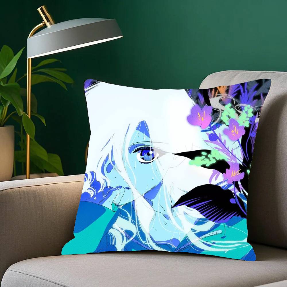 Anime Z-Zenshu Pillow Case Home Decor Throw For Sofa Bed Car Room Decor Gift Idea