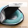 PCM Cooling Neck Ring with Cooling Pouch Set Size Neck Green Outdoor Cooling with Dedicated Case (Large / Ring / Pouch Blue) 28°C