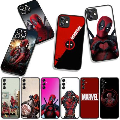 Marvel Deadpool Superhero Cover Phone Case for Samsung Galaxy A36 A17 A26 A07 A35 A54 A53 A13 A33 A34 S8 S9 S20 S21 FE S10 Plus