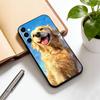 Ölgemälde eines Hundes Handyhülle für Samsung Galaxy A73,A72,A71,A70,A53,A52,A51,Weiche Silikon-Schwarze Hülle