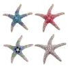 1Pcs  Shiny Inlaid  Cute Multi-Color Starfish Brooches For Women Men Suit Clothes Star Brooch Pins Jewelry Gift