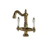 French vintage Faucet European Gold Double handle Faucet Bathroom sink faucet ceramic Single Hole Hot and Cold Faucet 66035