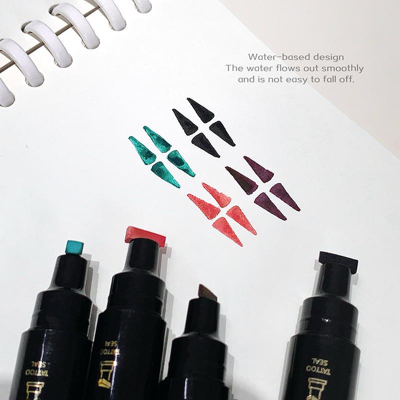 COAST BABY Dual-Ended Waterproof Quick-Dry Smudge-Proof Liquid Eyeliner Pen