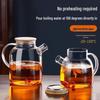 High-Temperature Resistant Borosilicate Glass Teapot for Boiling Water and Brewing Tea On Electric Ceramic Stoves