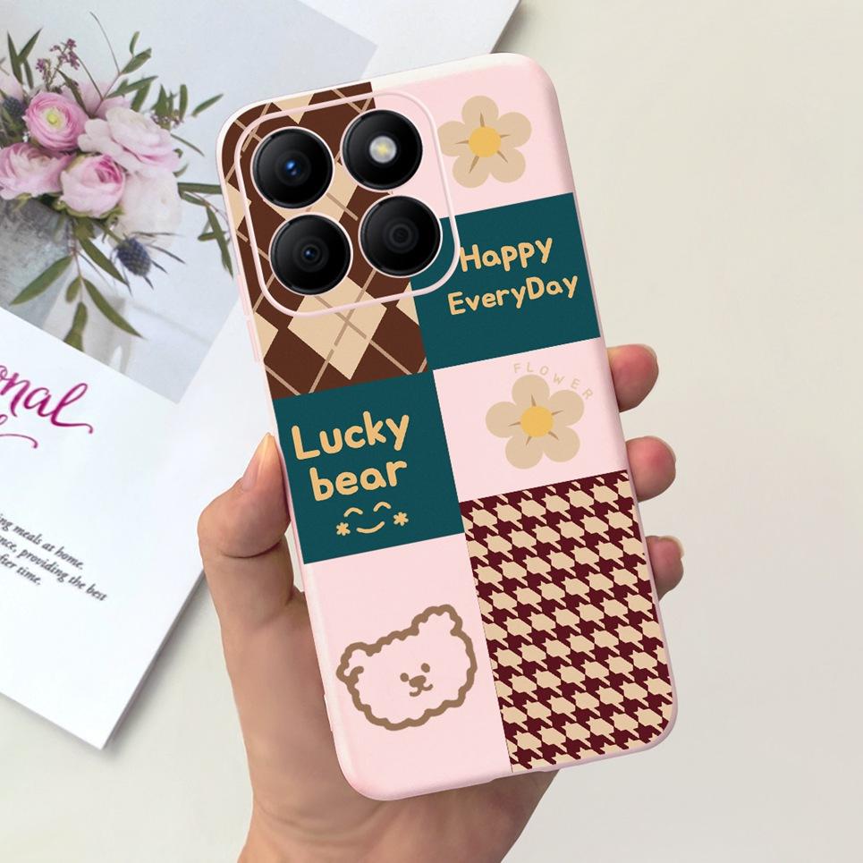 Women Fashion Girly Phone Case For Huawei Honor X9b Honor X8b Coque Funda Flower Pattern Soft Silicone Funda HonorX9b 5G Coques